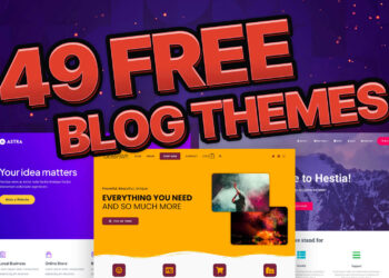 49 temas de blog incrivelmente gratuitos (comparação visual atualizada)