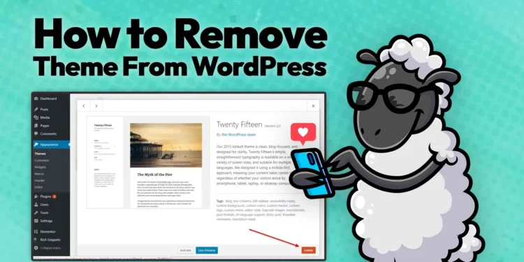 Como remover tema do WordPress (4 métodos comprovados) 1 Como remover tema do WordPress (4 métodos comprovados)