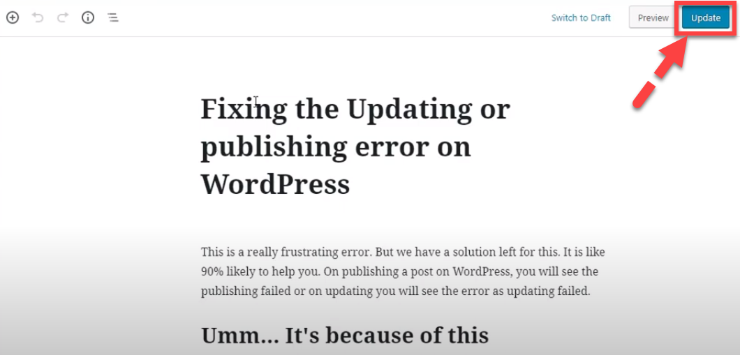 Como corrigir o erro "Falha na atualização do WordPress" (guia visual)