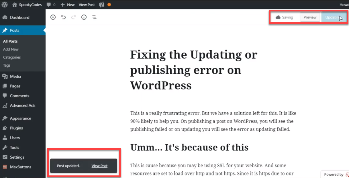 Como corrigir o erro "Falha na atualização do WordPress" (guia visual)