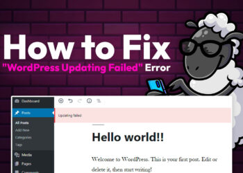 Como corrigir o erro “Falha na atualização do WordPress” (guia visual)