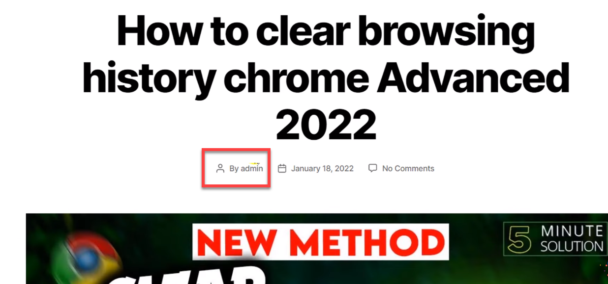 Como remover o autor das postagens do WordPress (4 métodos visuais) 13 Como remover o autor das postagens do WordPress (4 métodos visuais)