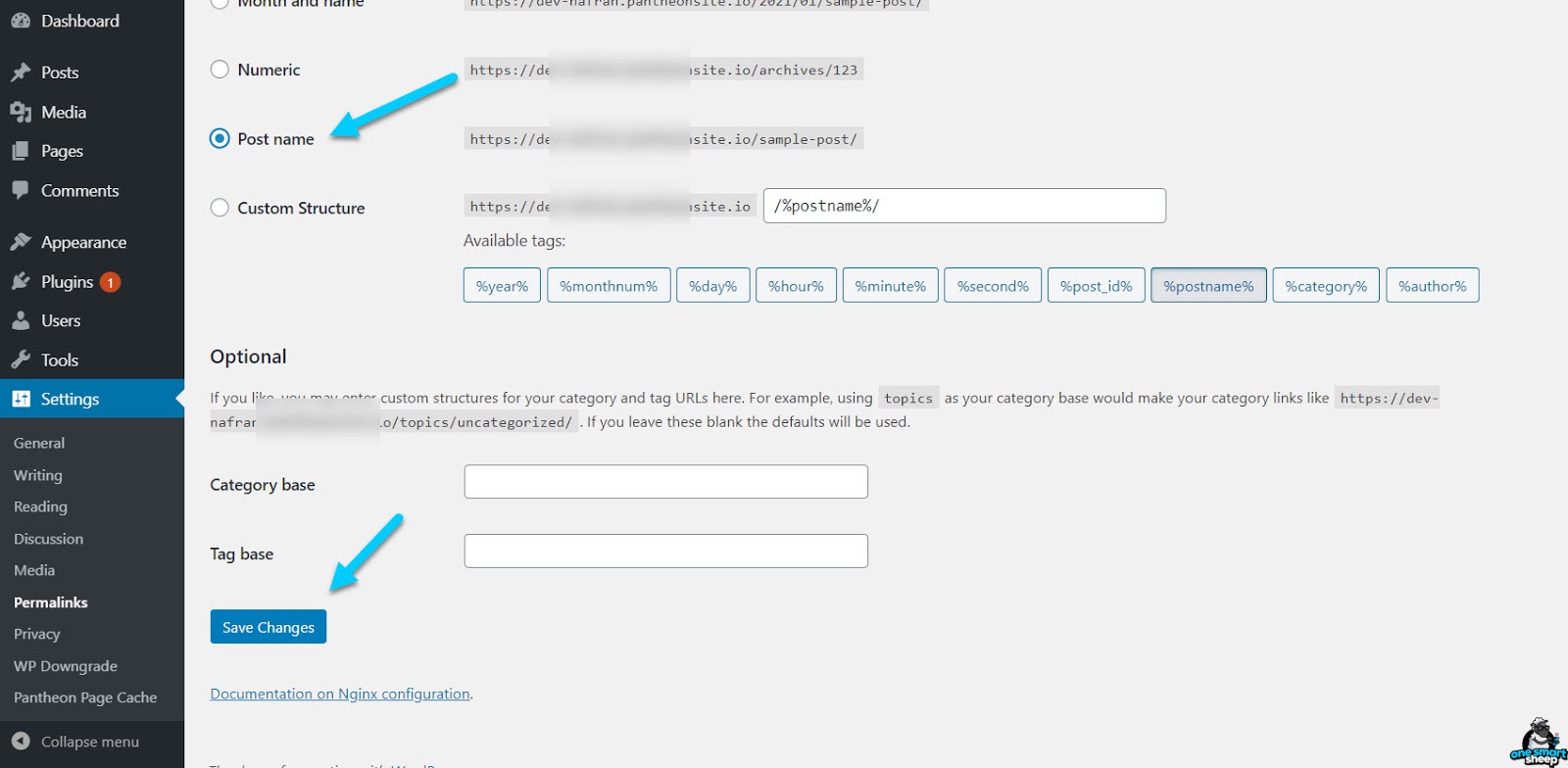 WordPress Permalinks não está funcionando? (4 métodos visuais para corrigir) 7 WordPress Permalinks não está funcionando? (4 métodos visuais para corrigir)