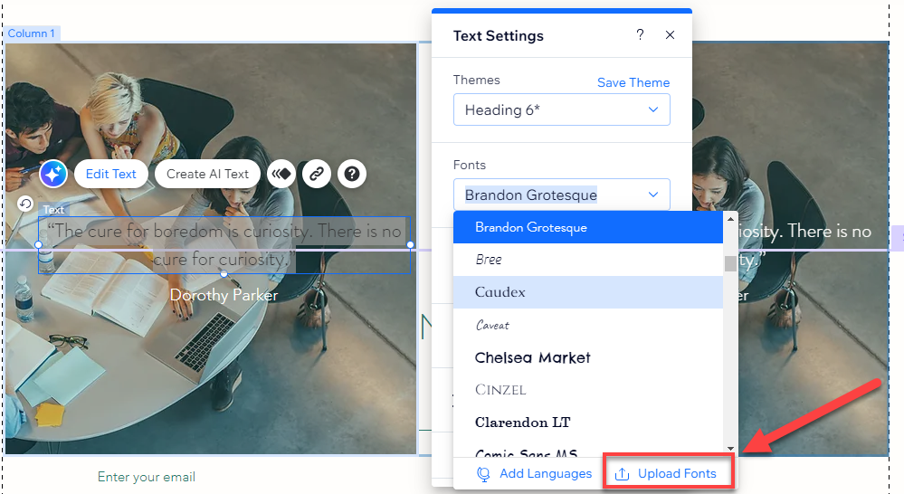 Como adicionar fontes wix (guia visual passo a passo) 8 Como adicionar fontes wix (guia visual passo a passo)
