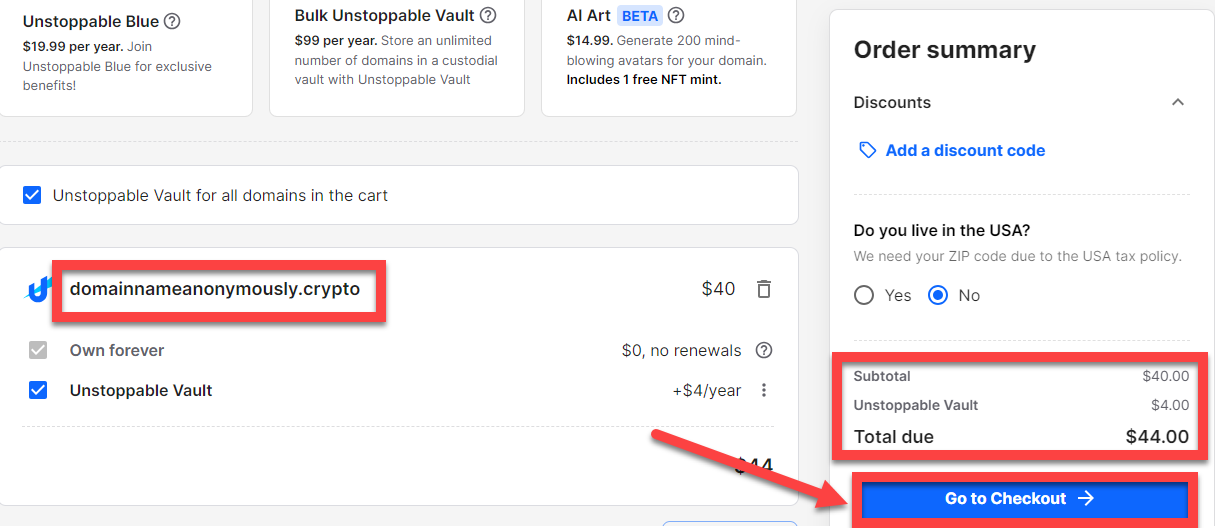 Como comprar um nome de domínio anonimamente (7 métodos visuais) 5 Como comprar um nome de domínio anonimamente (7 métodos visuais)