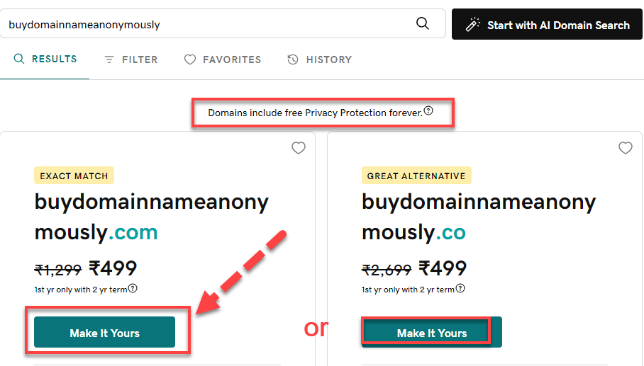 Como comprar um nome de domínio anonimamente (7 métodos visuais) 14 Como comprar um nome de domínio anonimamente (7 métodos visuais)