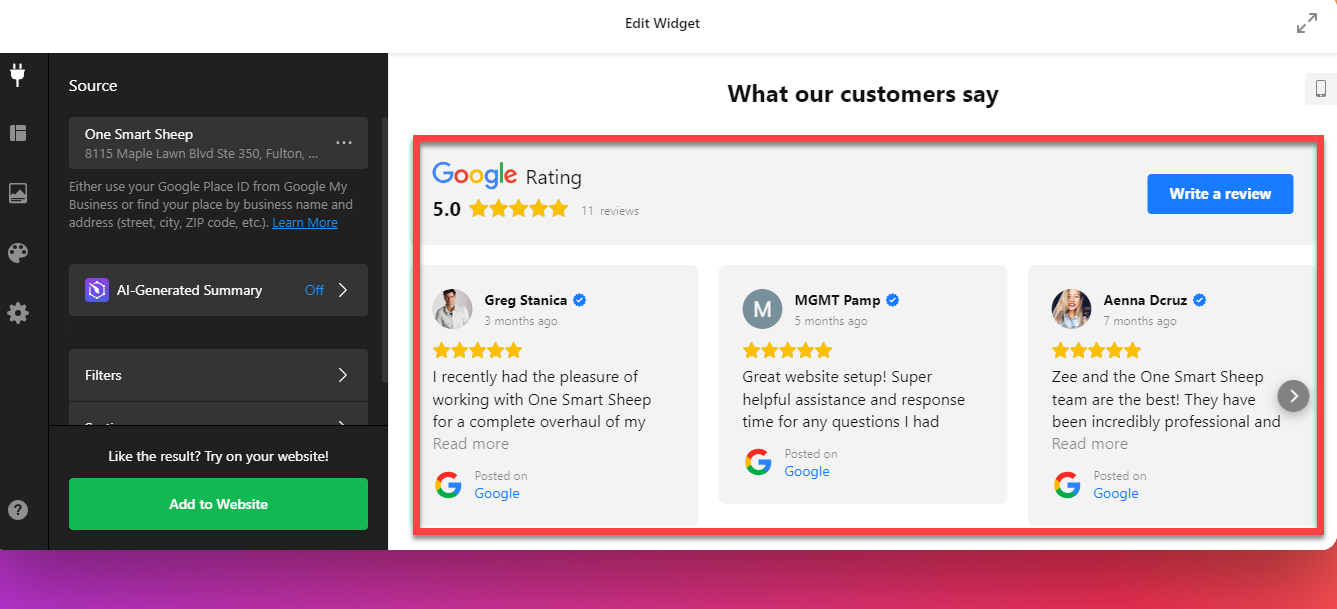 Como adicionar análises do Google ao site WIX (guia visual)