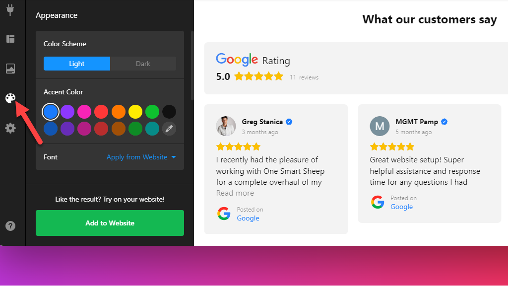Como adicionar análises do Google ao site WIX (guia visual)