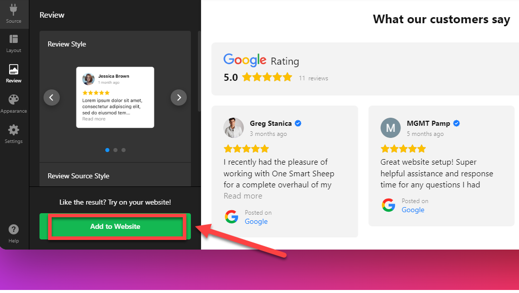 Como adicionar análises do Google ao site WIX (guia visual)