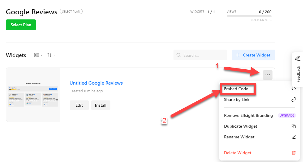 Como adicionar análises do Google ao site WIX (guia visual)