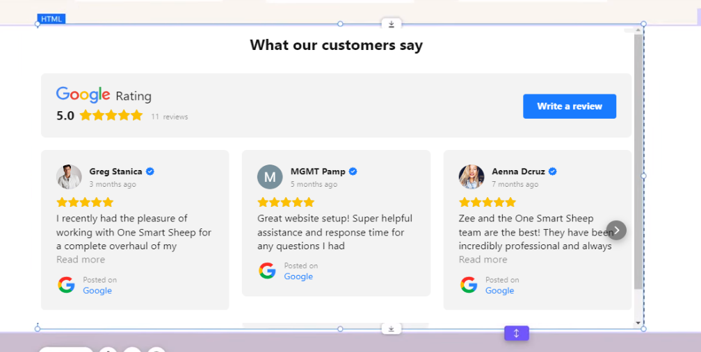 Como adicionar análises do Google ao site WIX (guia visual)