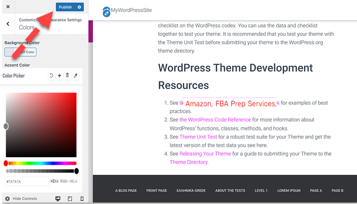 Como alterar o link Cor no WordPress: 6 Método visual fácil 5 Como alterar o link Cor no WordPress: 6 Método visual fácil
