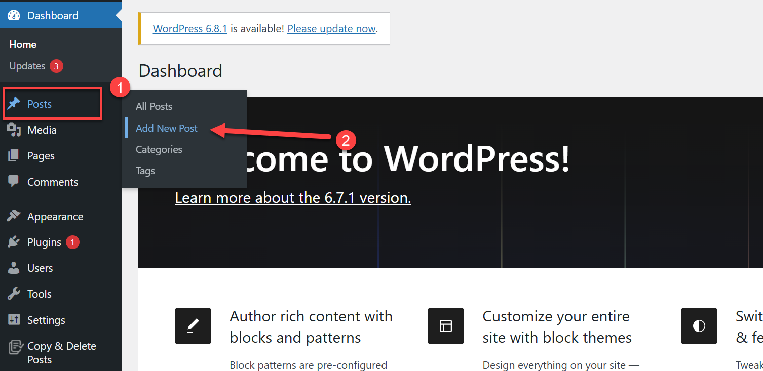 Como editar o site WordPress (4 métodos simples) 3 Como editar o site WordPress (4 métodos simples)