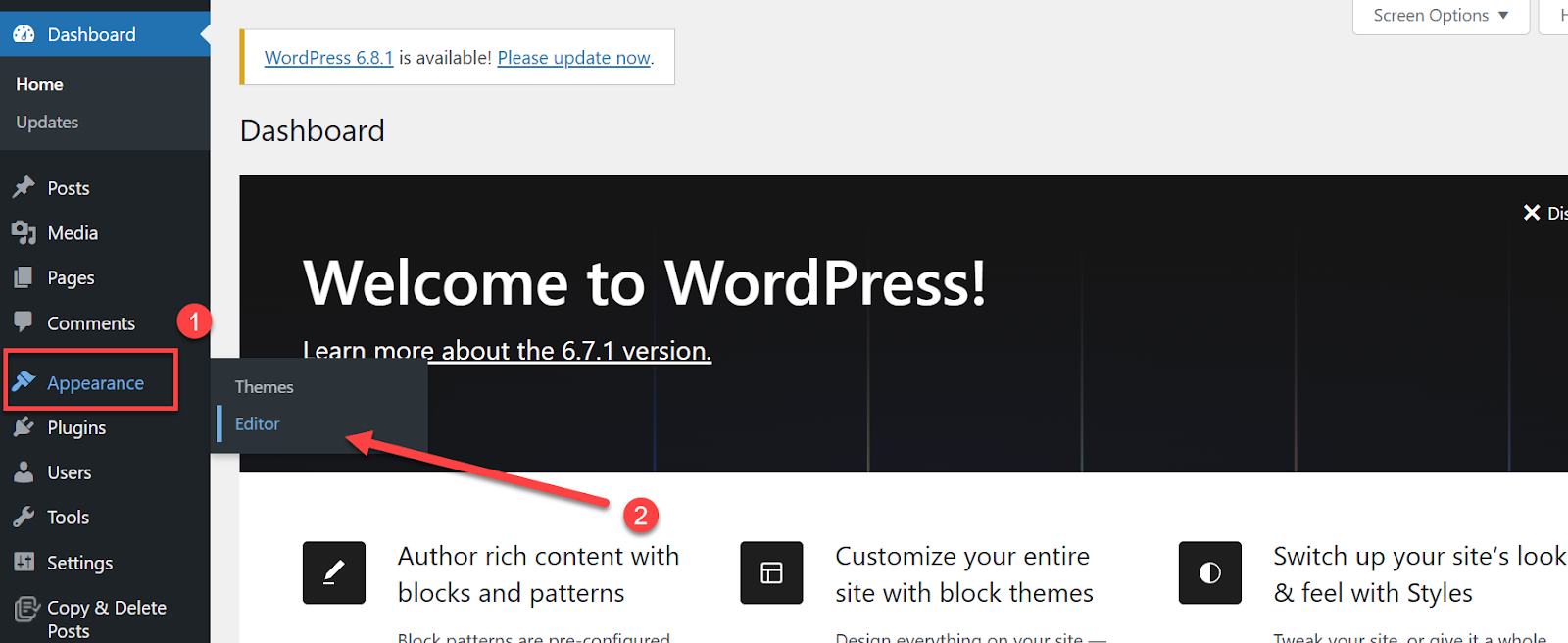 Como editar o site WordPress (4 métodos simples) 11 Como editar o site WordPress (4 métodos simples)