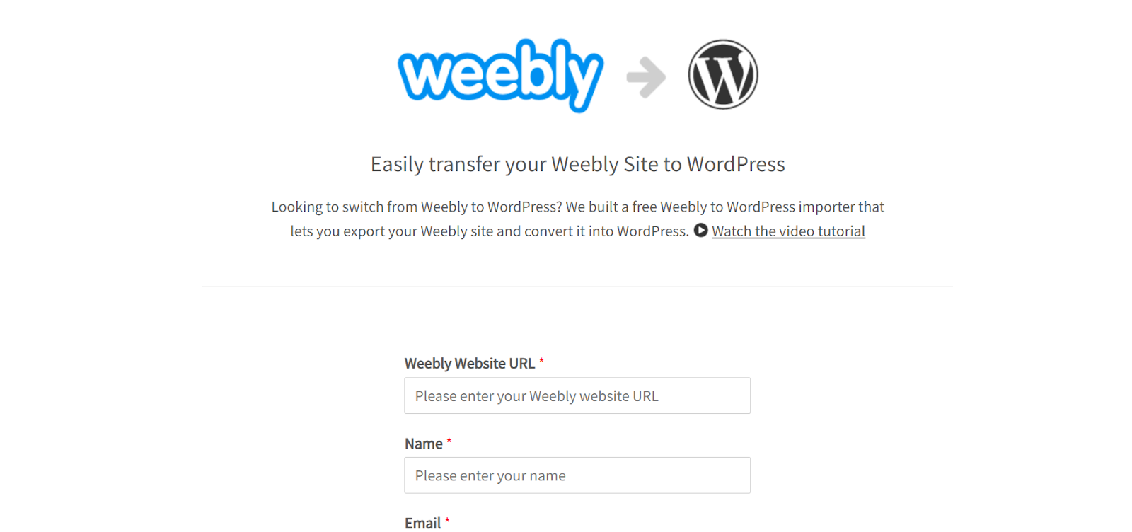 Como migrar de Weebly para WordPress (o Guia Ultimate) 6 Como migrar de Weebly para WordPress (o Guia Ultimate)