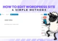 Como editar o site WordPress (4 métodos simples)