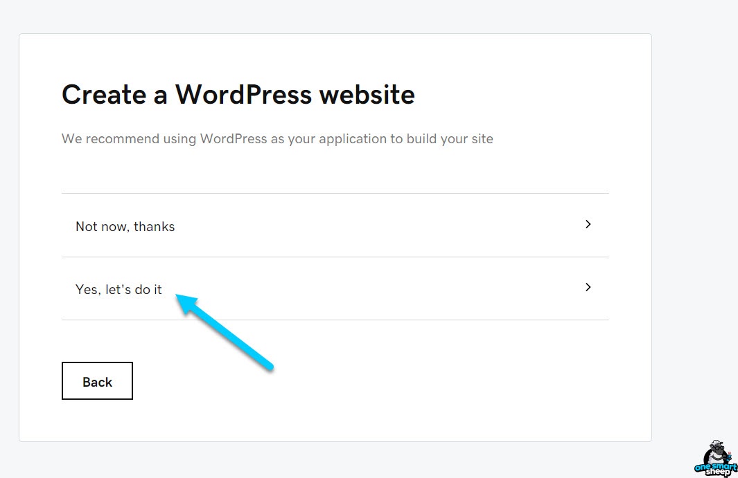 Como instalar o WordPress no GoDaddy (guia visual) 6 Como instalar o WordPress no GoDaddy (guia visual)