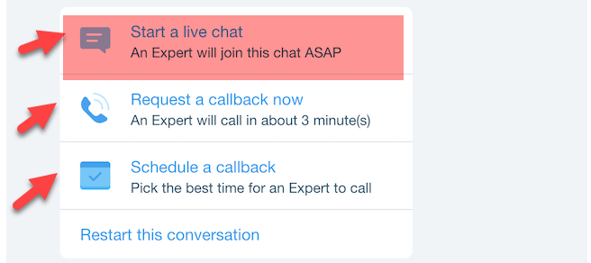 Como entrar em contato com o suporte ao cliente Wix (6 métodos visuais)